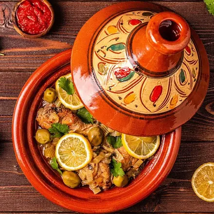 Chicken Tagine with Preserved Lemon and Olives