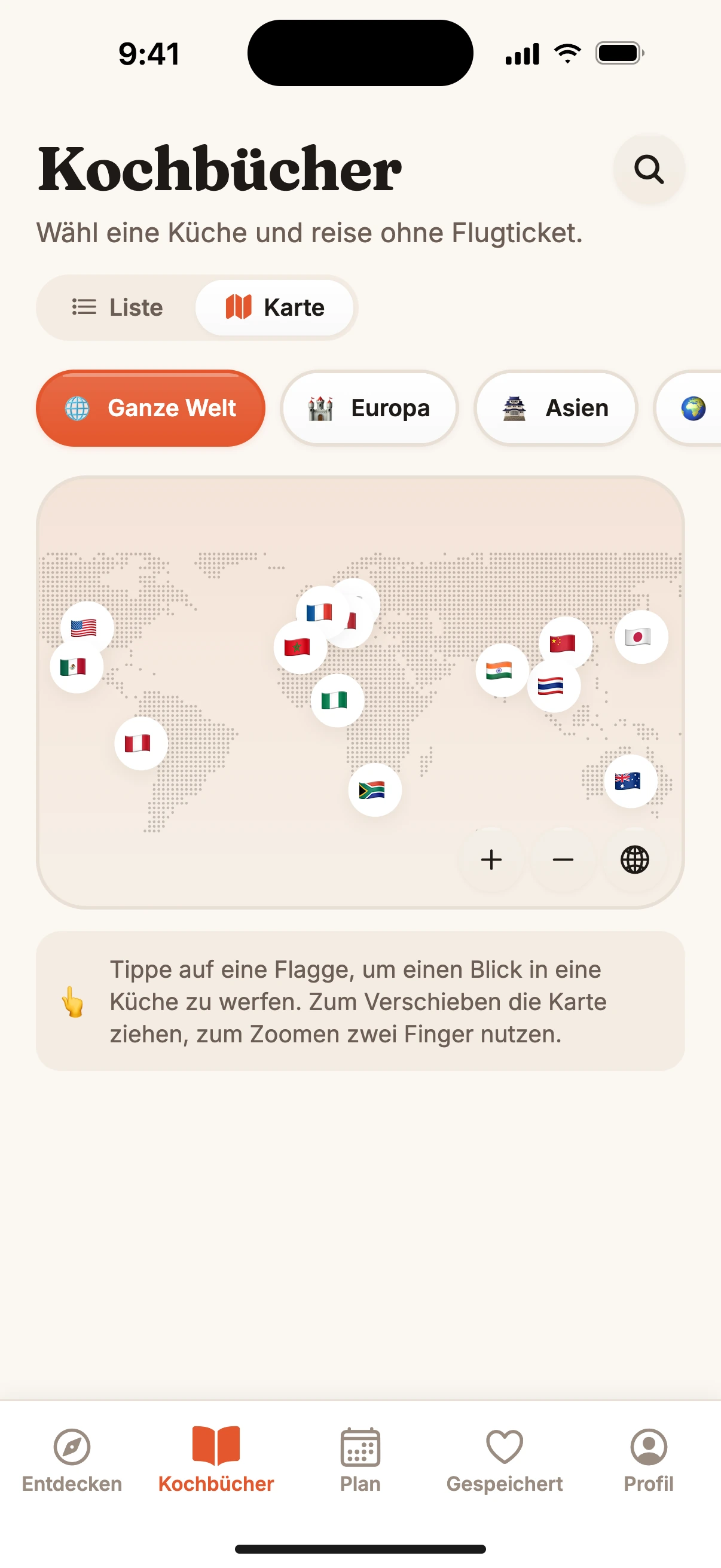 Reise um die Welt, ohne die Küche zu verlassen.