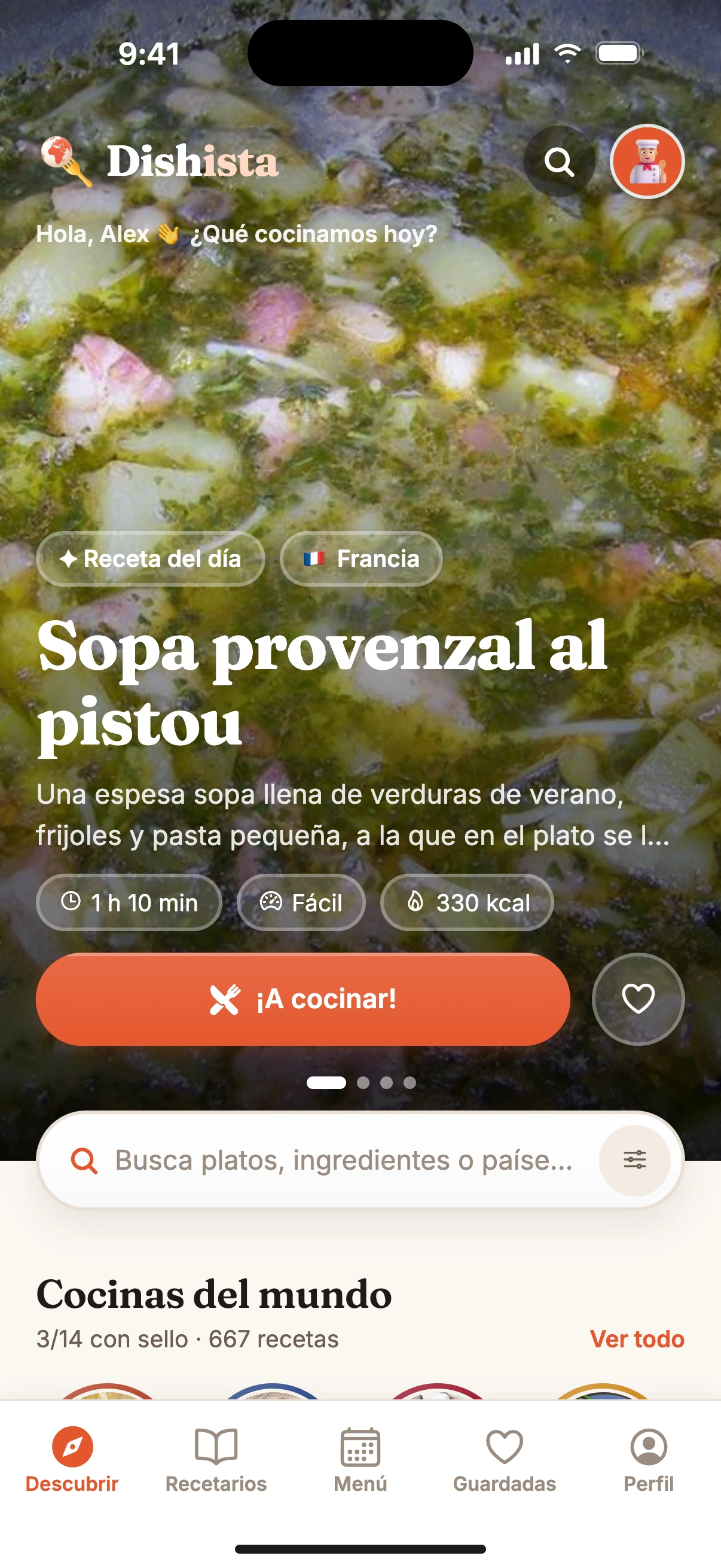 Dishista — Cocina el mundo. Hazlo tuyo.