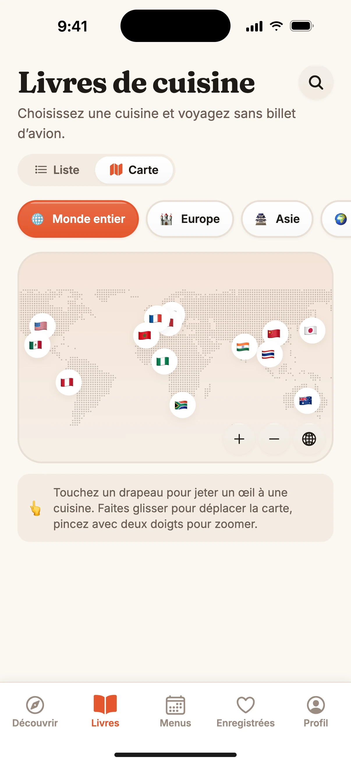 Le tour du monde depuis votre cuisine.